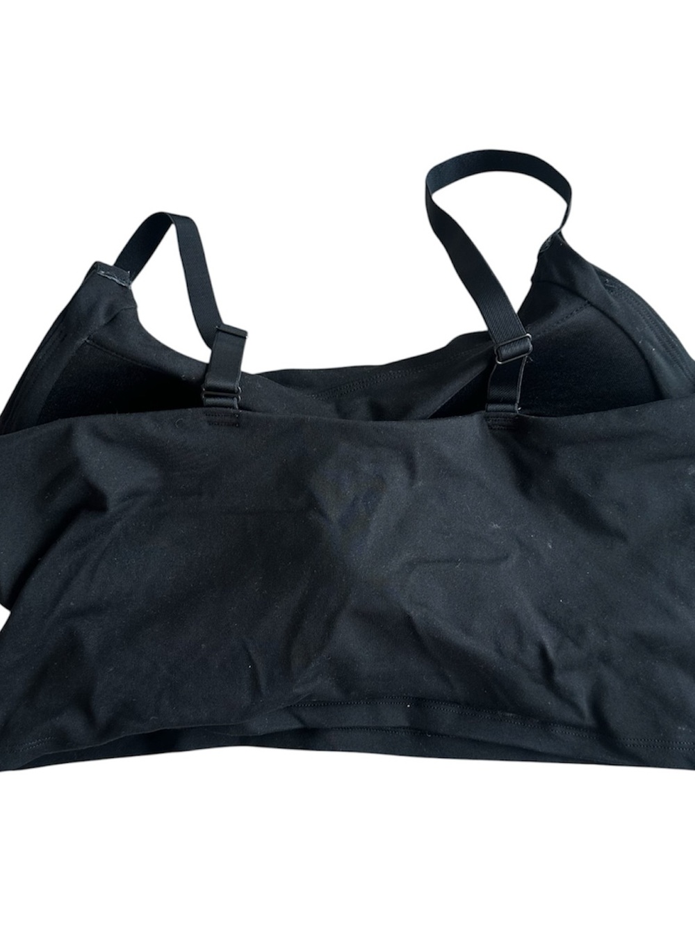 Audén Black Longline Padded Sports Bra Bralette XL Activewear Lounge - Picture 6 of 6